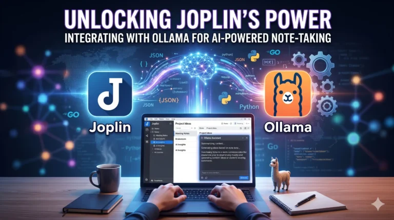 Learn how to seamlessly integrate Joplin, a powerful note-taking app, with Ollama
