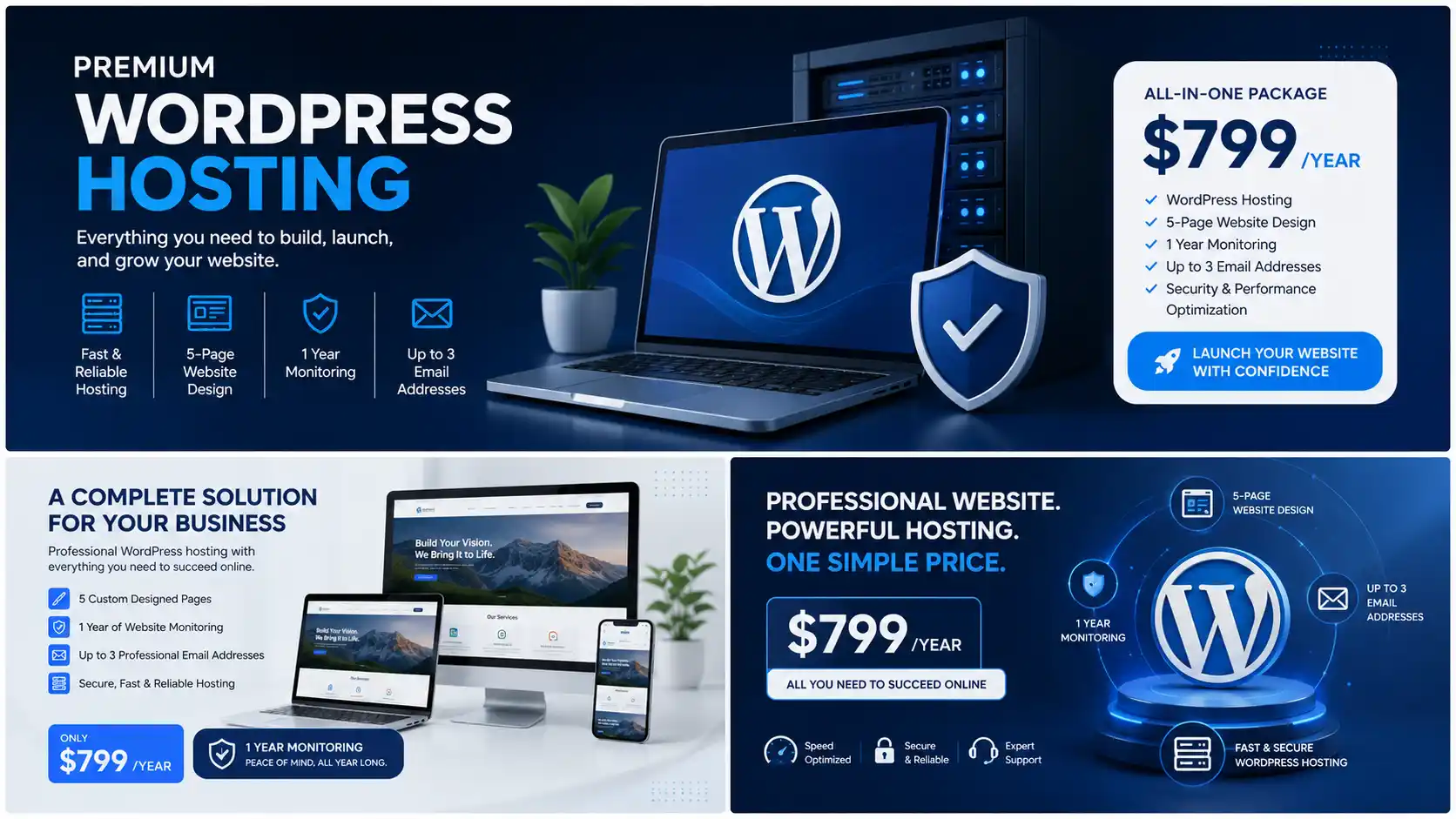 Premium WordPress Hosting Package